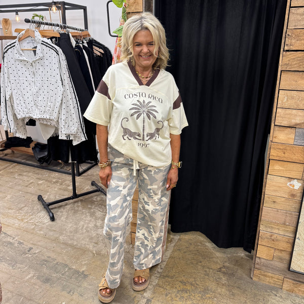 By Frankie Camo Racers - Biscuit Stripe