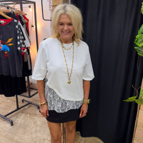 Felix Lace Tee