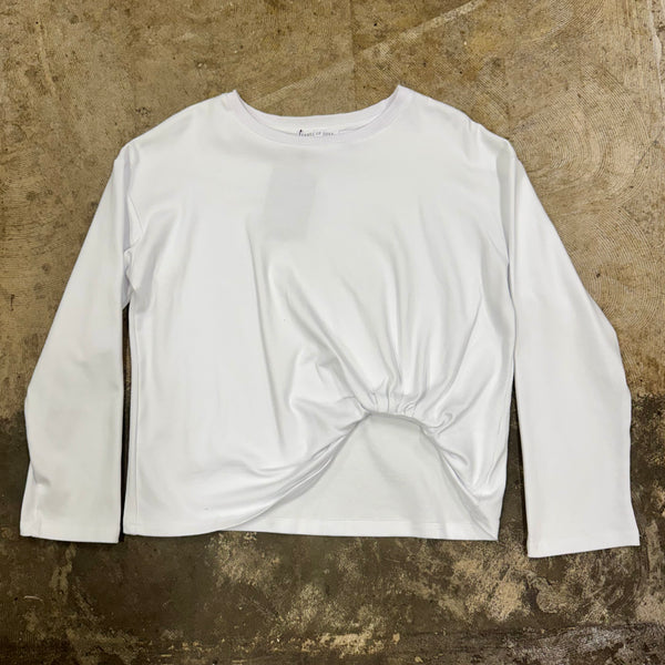 Bronte Tuck Longsleeve - White