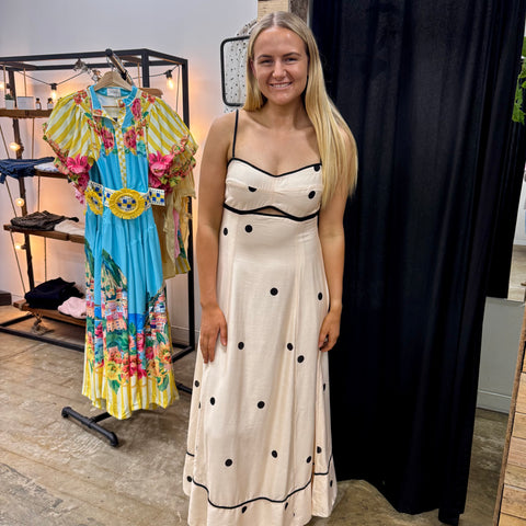 Juliet Polka - Maxi Dress
