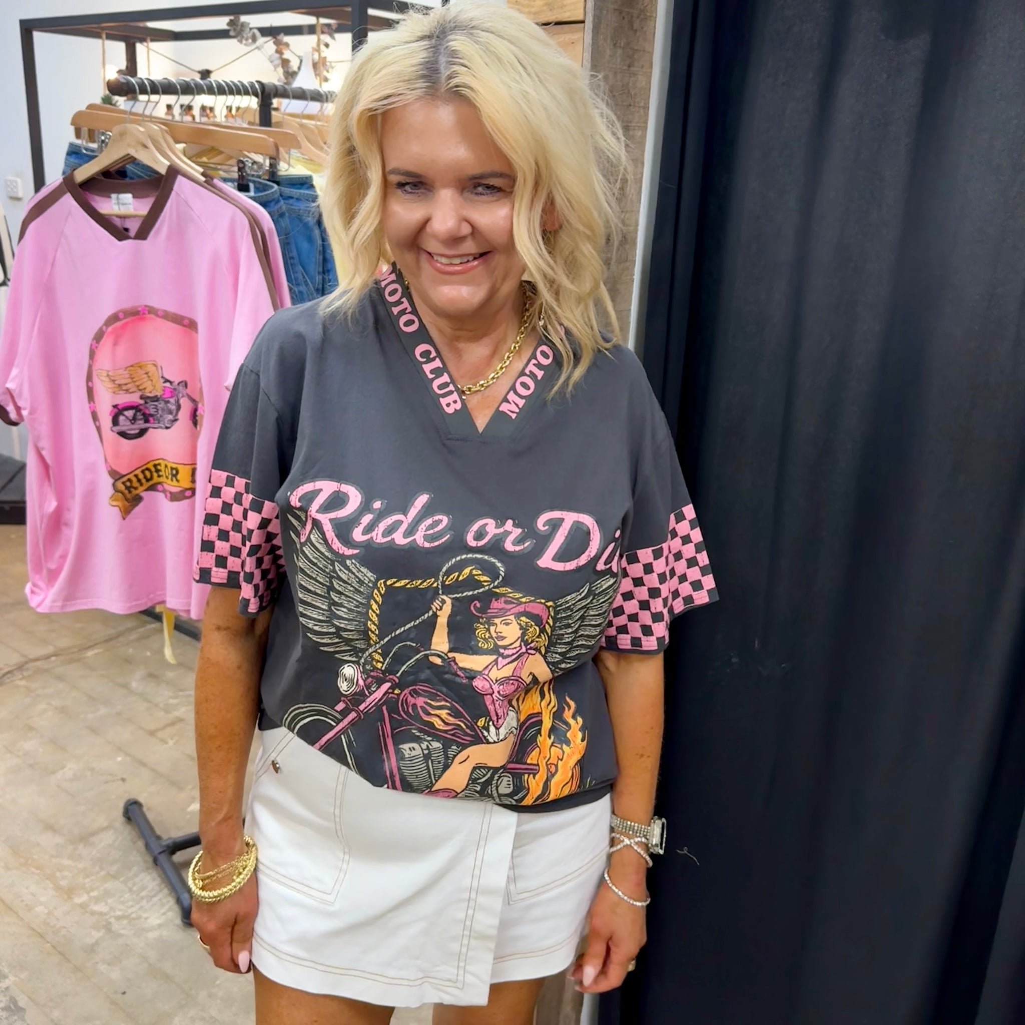 Ride or Die Black Tee