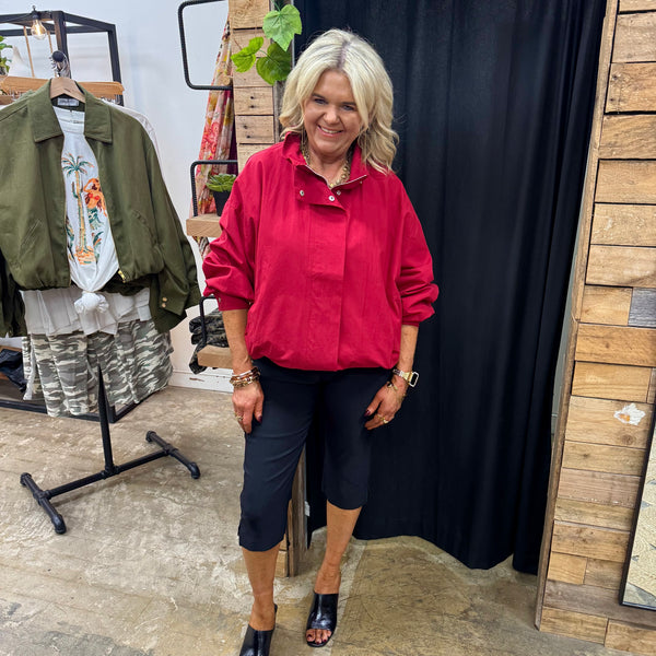 Bexley Bomber Jacket - Scarlett