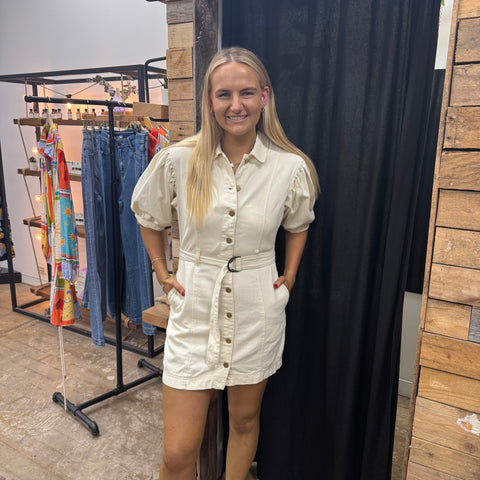 Ulin Denim Mini - Cream