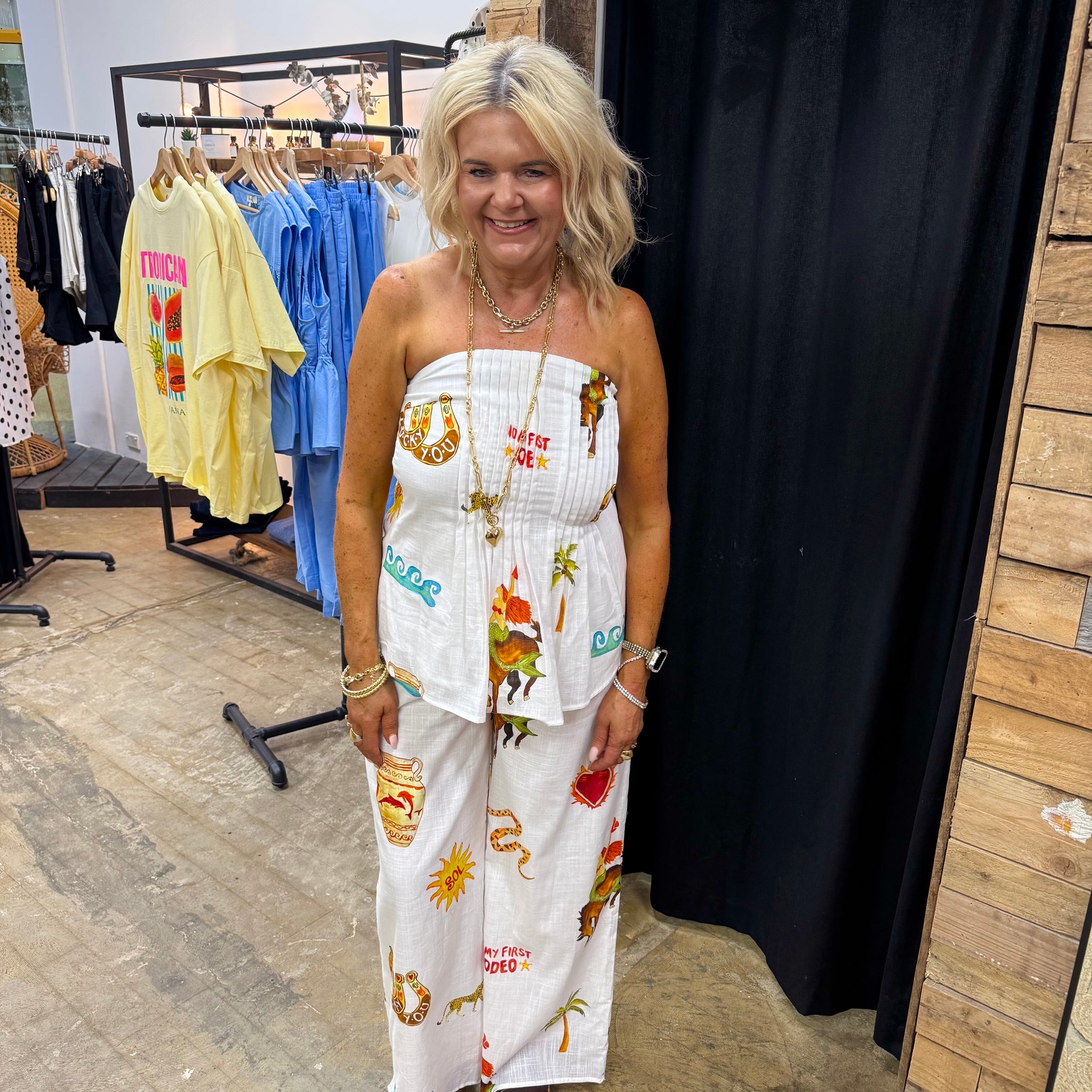 Follow the Sun Pants Set