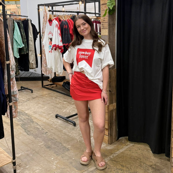 By Frankie Cowboy lover Tee - White