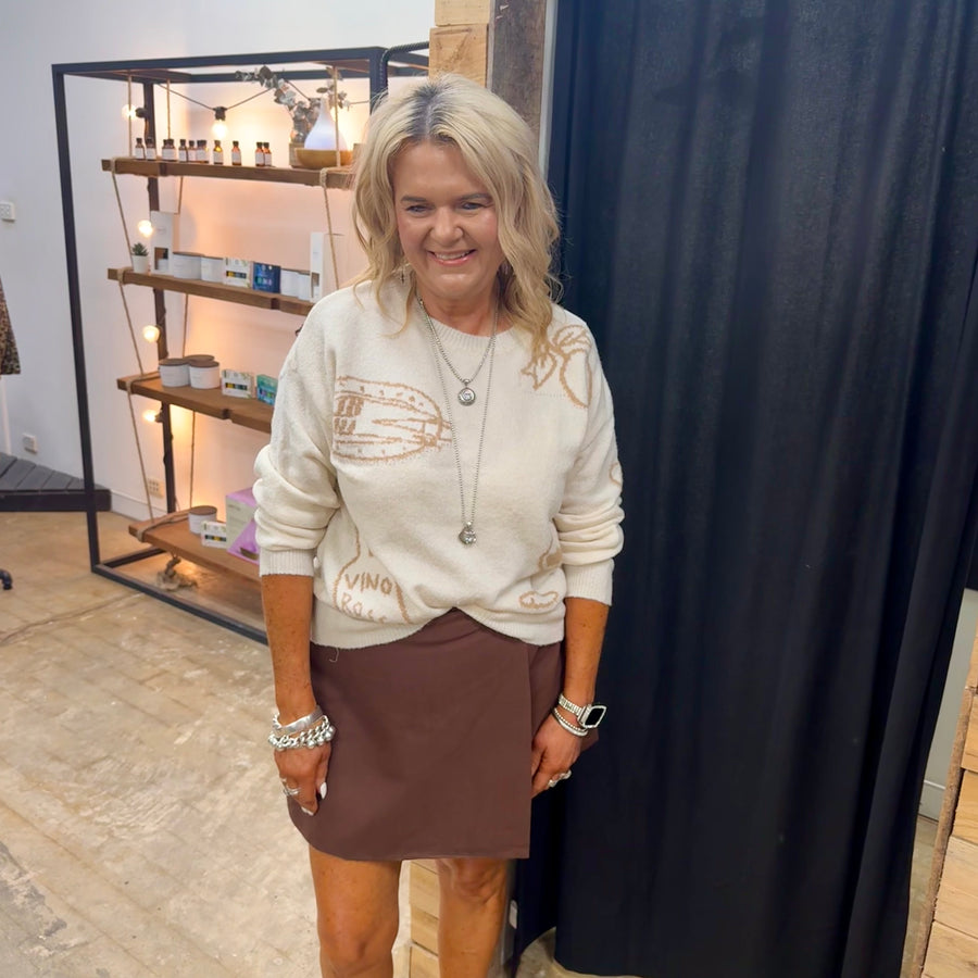 Zali Skort - Chocolate