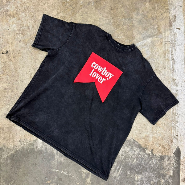 By Frankie Cowboy Lover Tee - Acid Wash