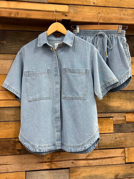 By Frankie Denim Set