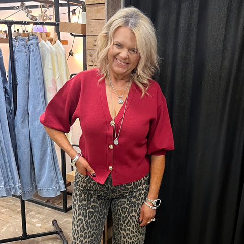Lola Cardigan - Wine