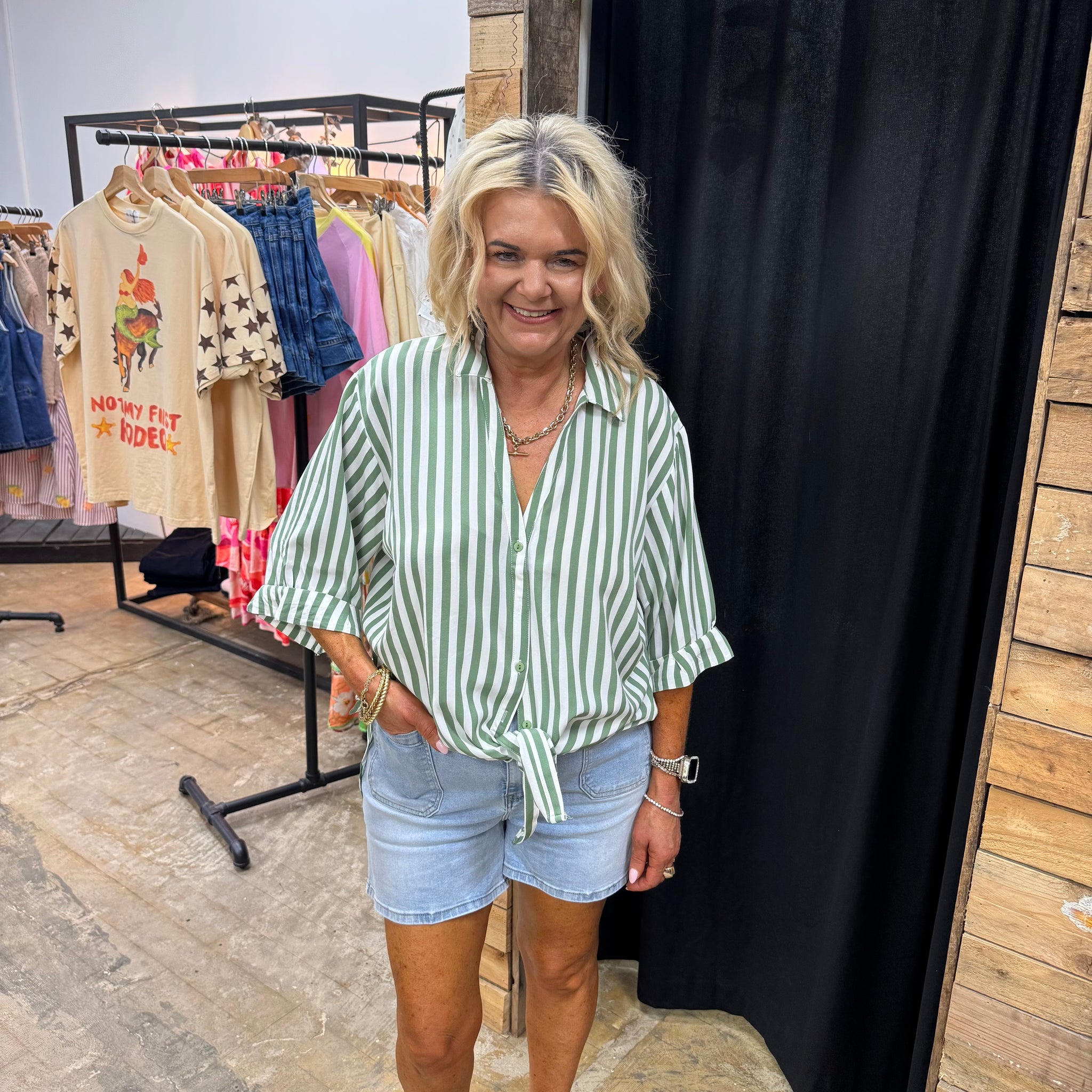 Illusion Stripe Shirt