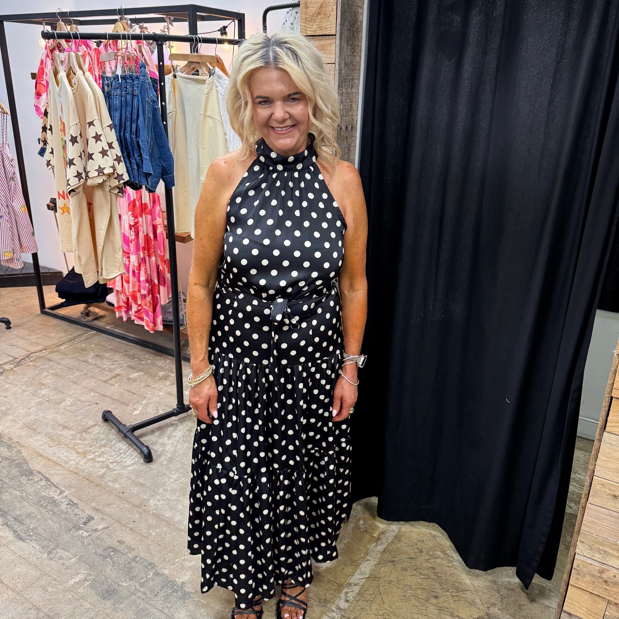 Infinity Polka Dress