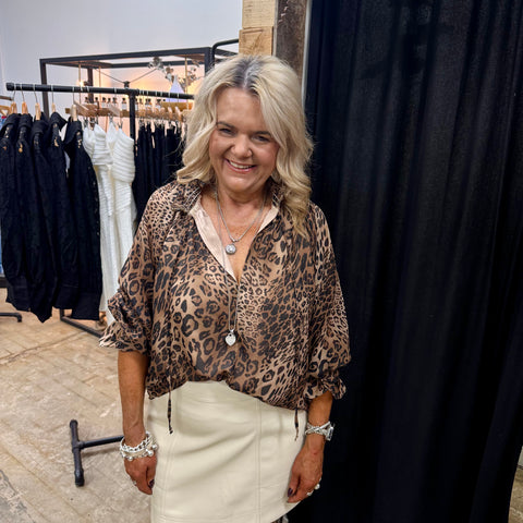 Kenzie Leopard Blouse