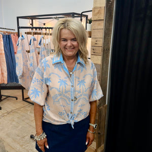 Trinity Blouse - Seabreeze