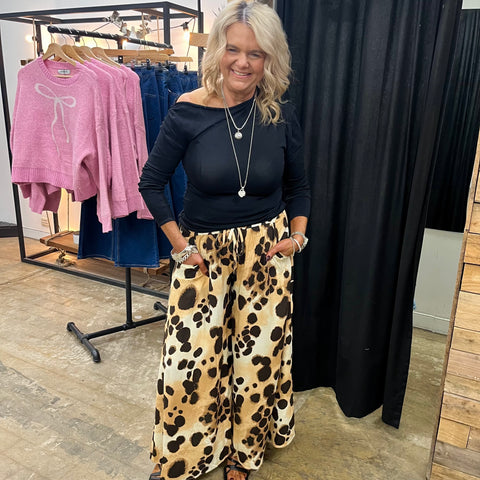 Janie Leopard Pants