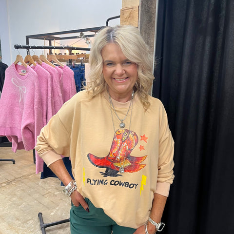 Flying Cowboy Sweater