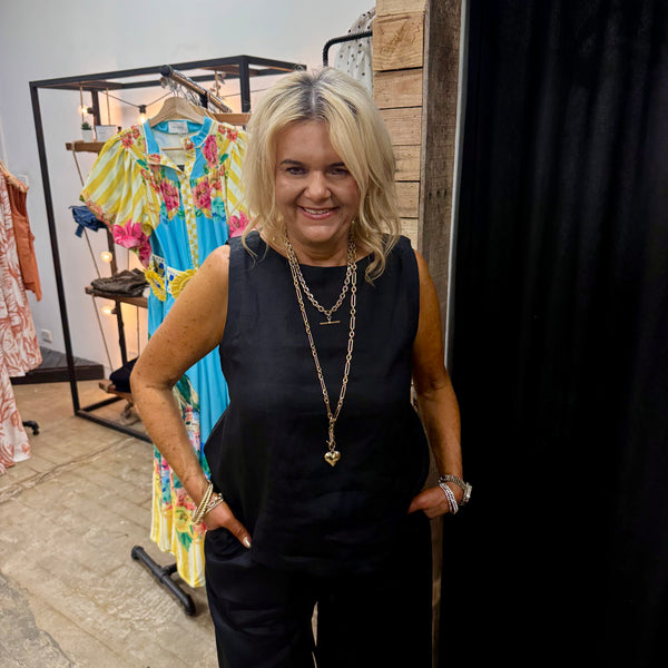 Valentino Top - Black