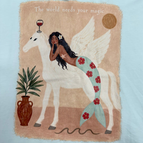 By Frankie The World needs your Magic - White