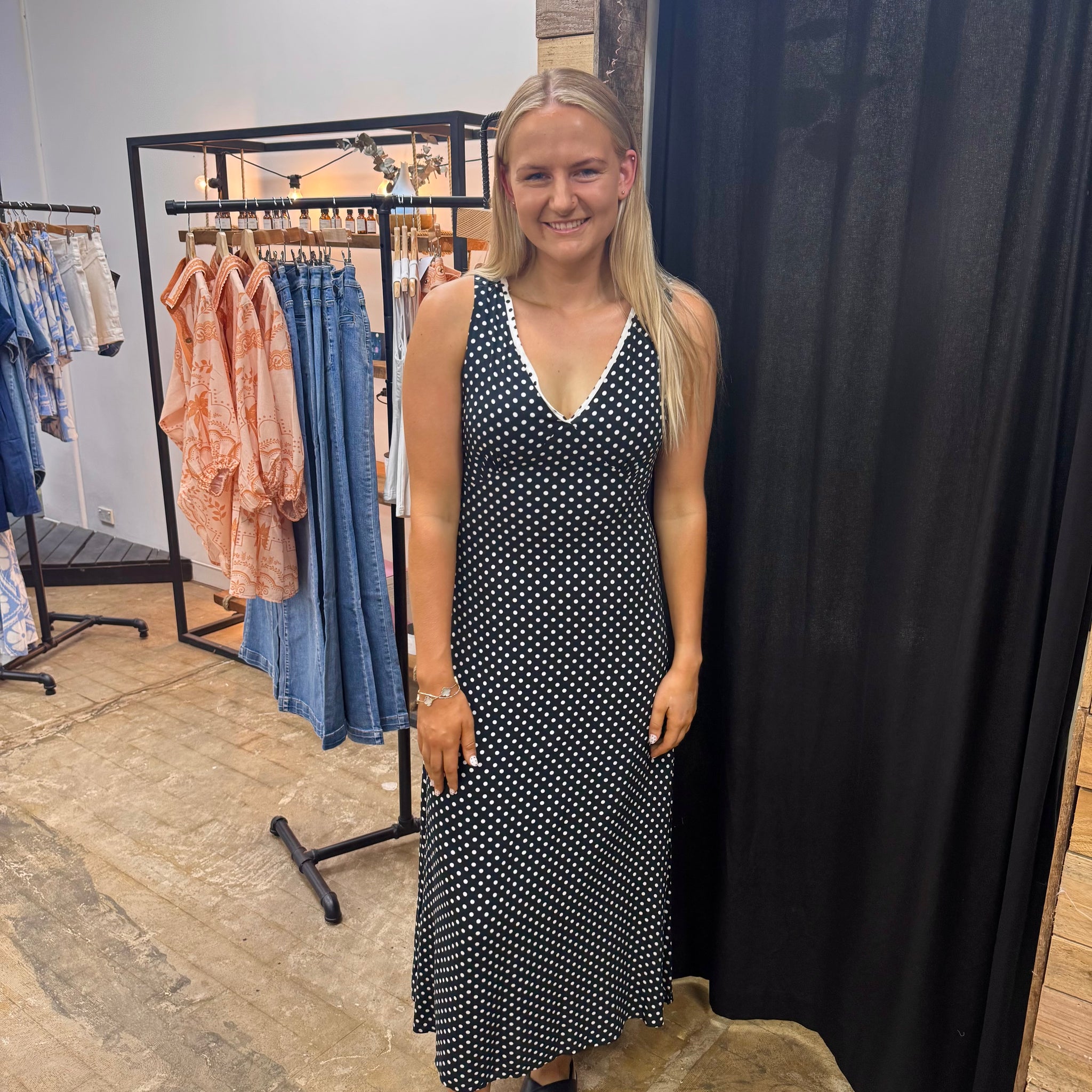 Tiara Polka Gown