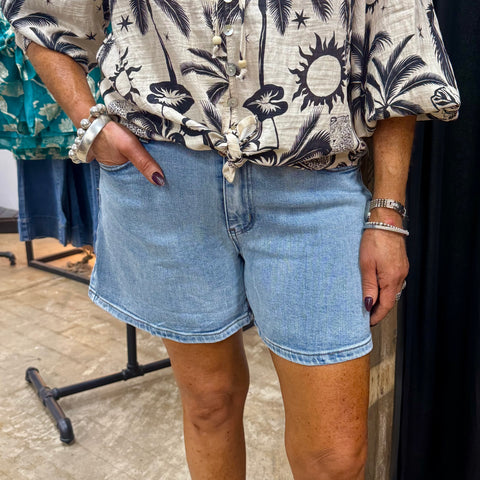 Darci Shorts - Denim