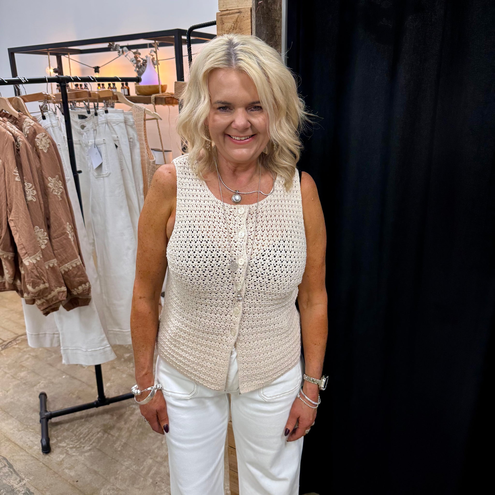 Una Vest - Beige