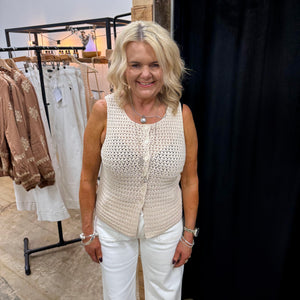 Una Vest - Beige