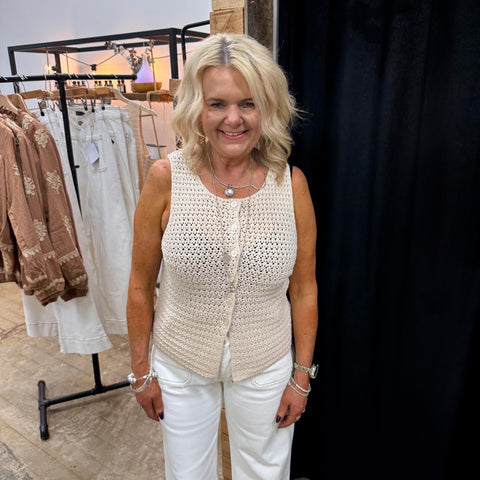 Una Vest - Beige