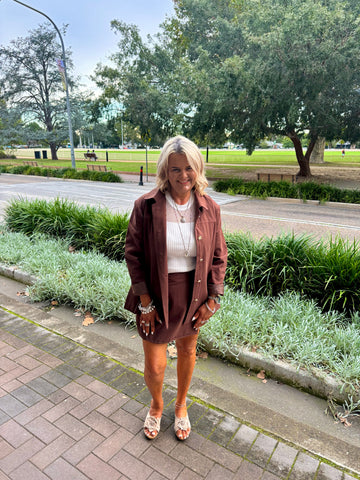 Zali Blazer - Chocolate