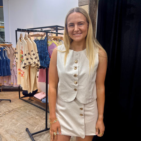 Ivanna Vest - Oat