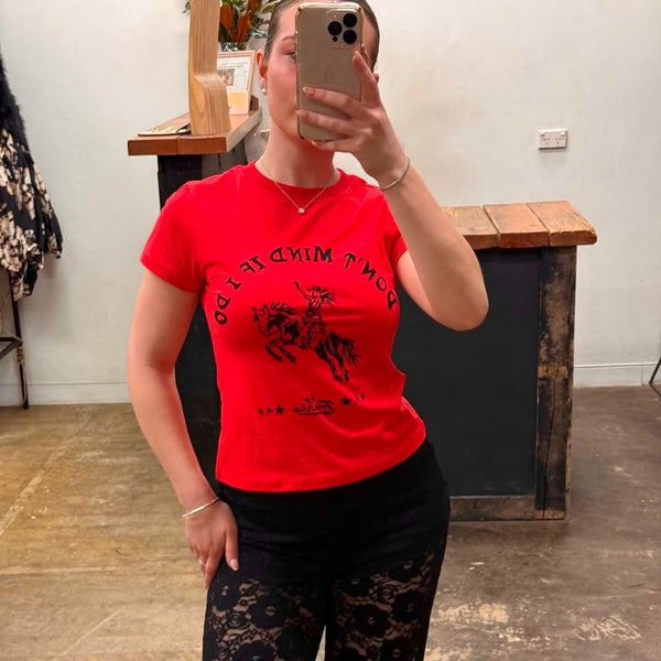 By Frankie Don’t Mind if I Do Baby Tee
