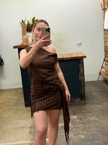By Frankie Mini Tassel Dress