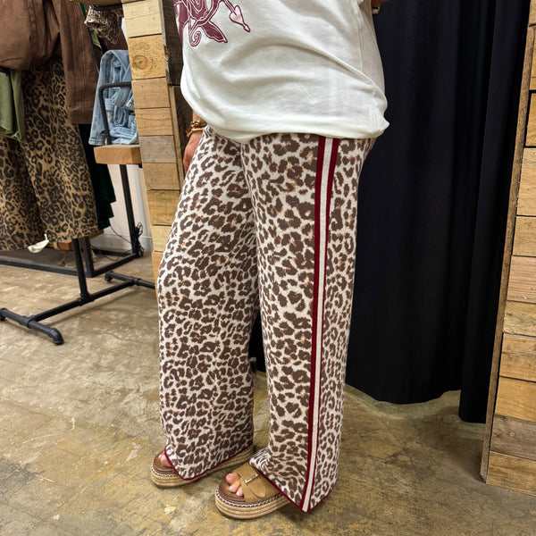 Lulu Leopard Knit Pants