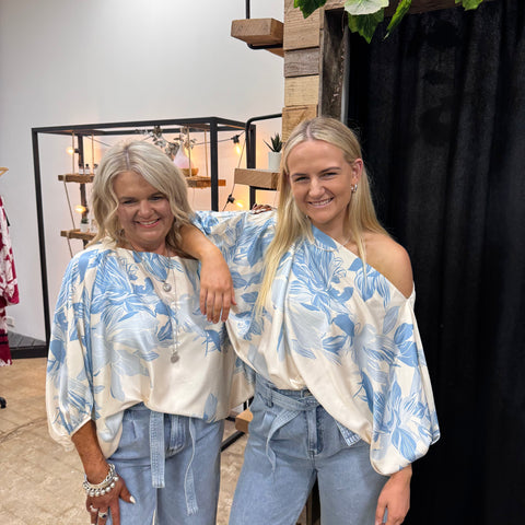 Brielle Blouse - Sky