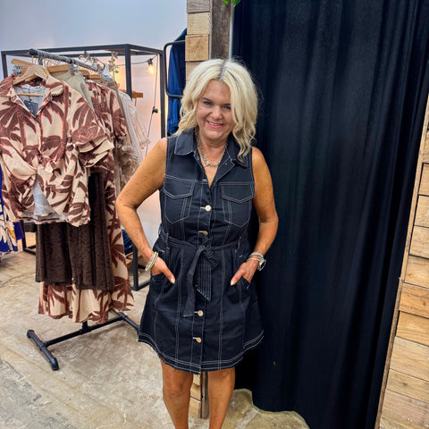 Mason Denim Mini - Black