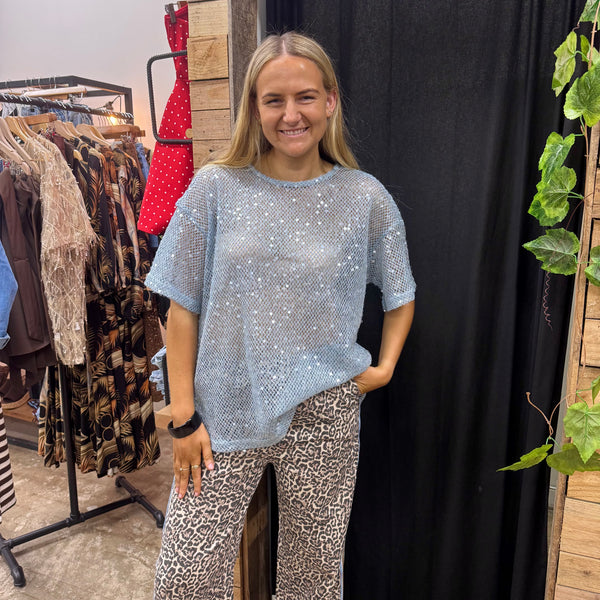 By Frankie Leopard Racers - Blue/Choc