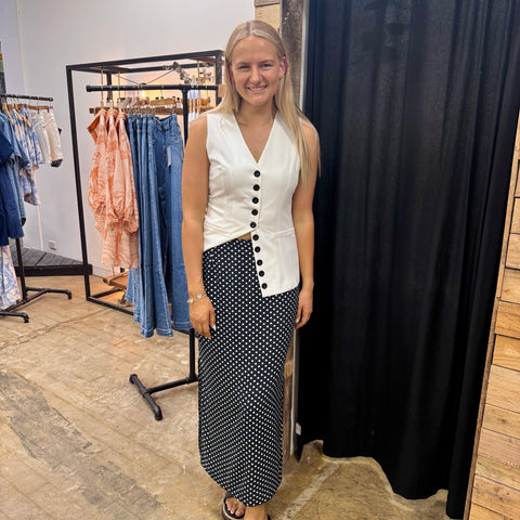 Tiara Polka Skirt