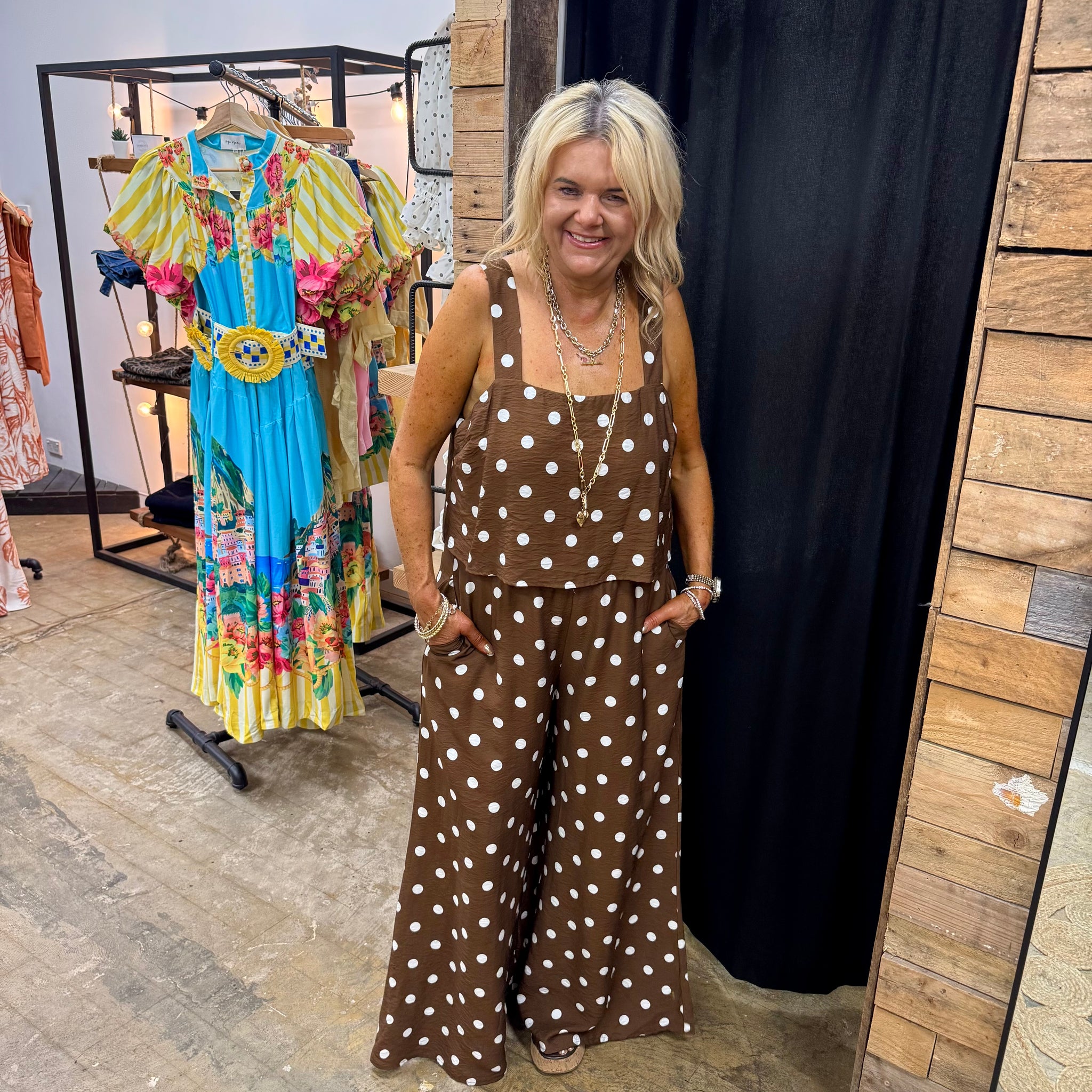 Justice Jumpsuit - Polka