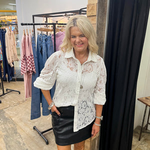 Grayson Lace Shirt
