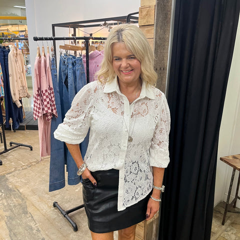 Grayson Lace Shirt