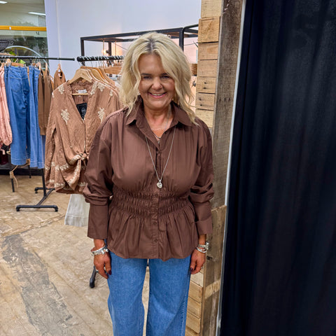 Vincent Blouse - Chocolate