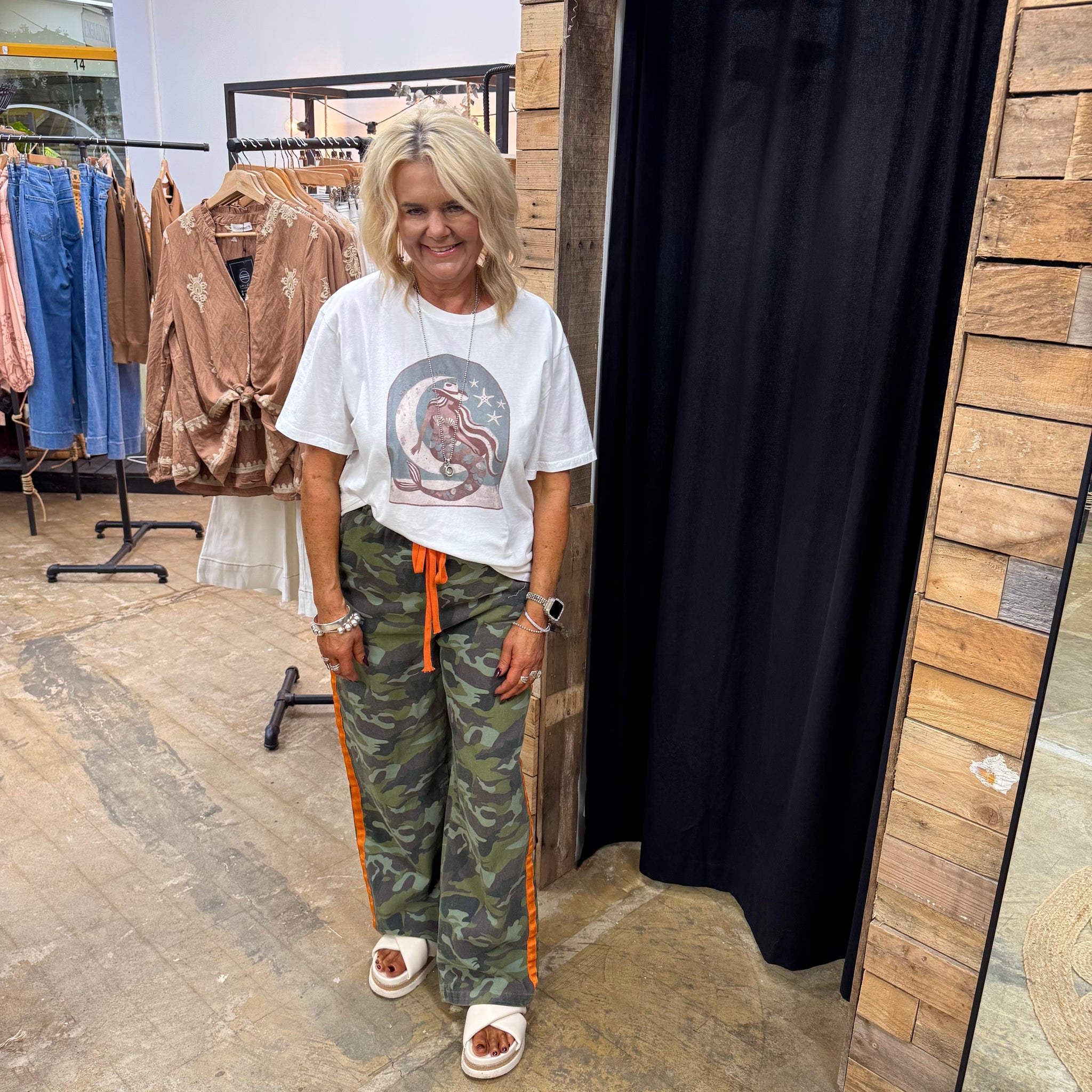Atlas Racer Pants - Camo Orange