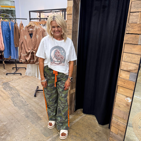 Atlas Racer Pants - Camo Orange