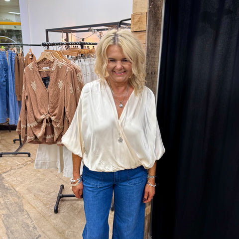 Ezra Blouse - Champagne