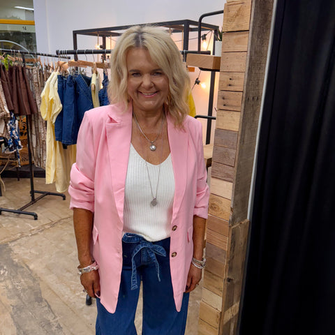 Valentina Blazer - Rose
