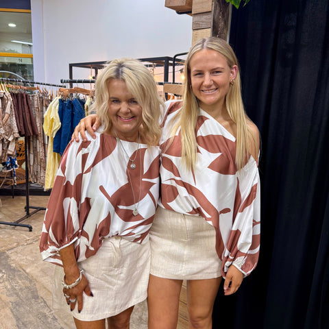 Brielle Blouse - Tan