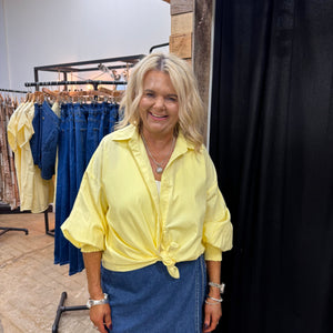 Willow Blouse - Lemon