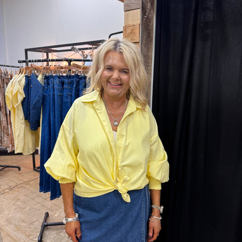 Willow Blouse - Lemon