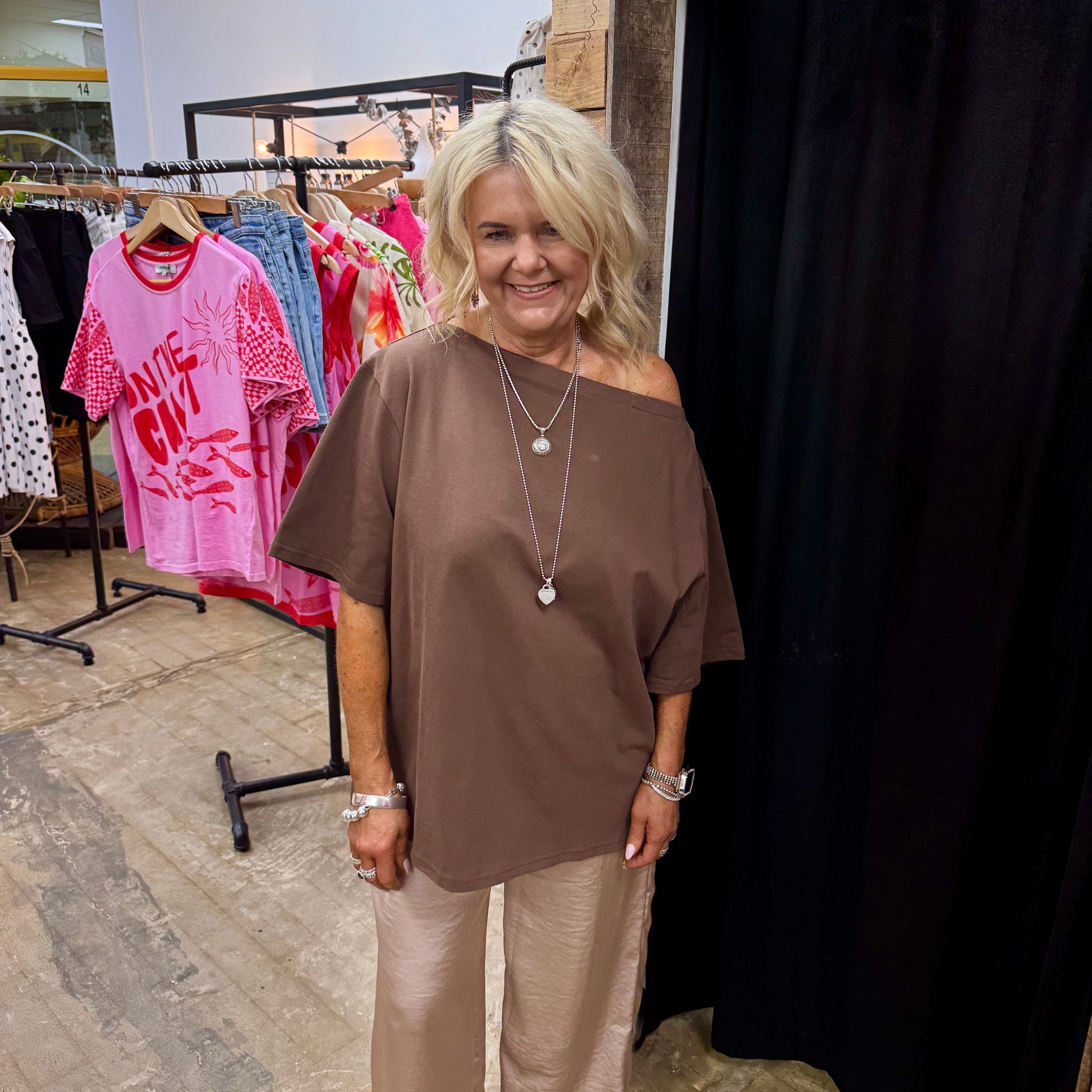 Ford Off Shoulder - Chocolate