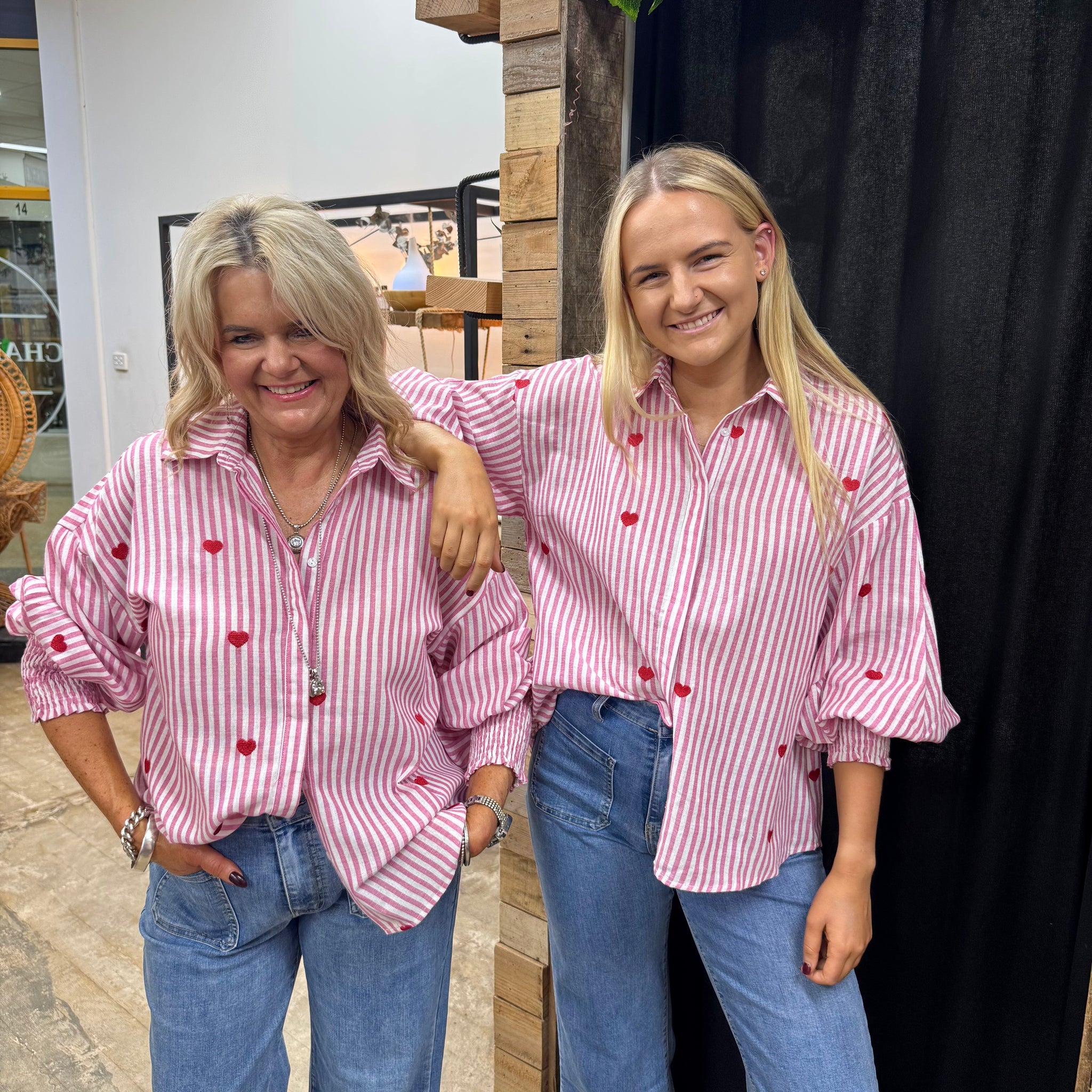 Galentine Heart Blouse