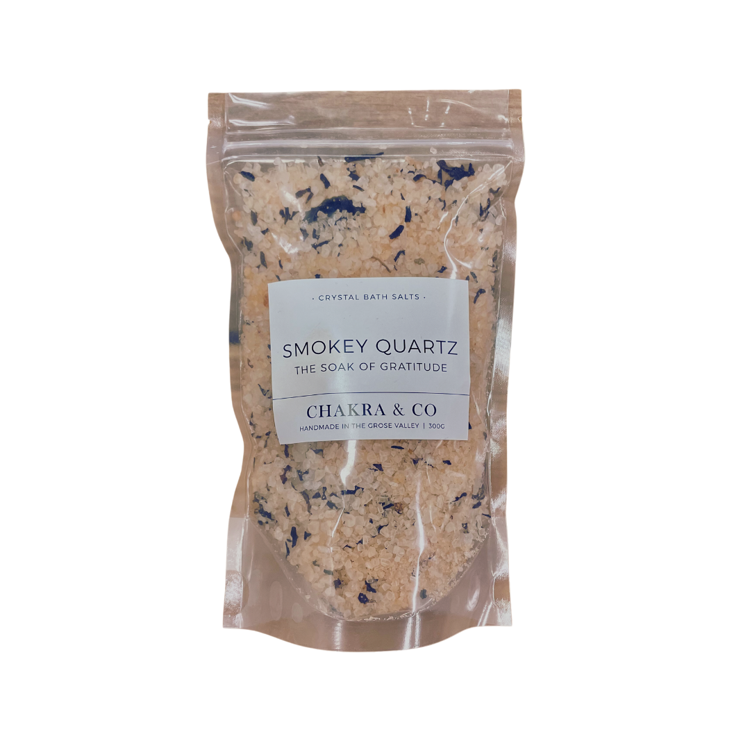 Crystal Bath Salts - Smokey Quartz Edition