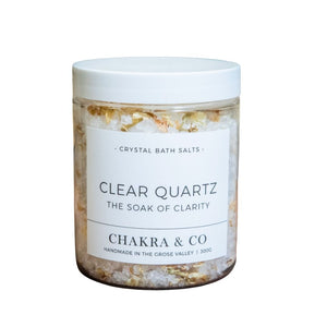 Crystal Bath Salts - Clear Quartz Edition